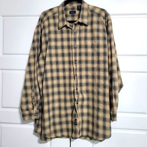Vintage Izod Plaid Button Down